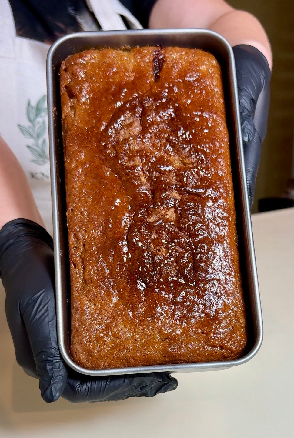 Cinnamon Peach Loaf